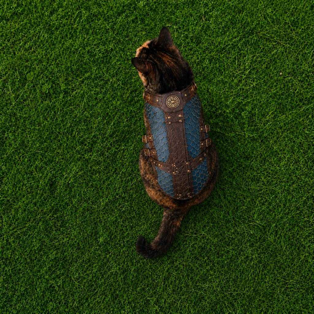 TACIN Leather Cat Vest